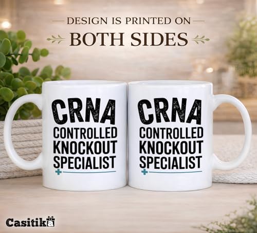 Nurse Anesthetist Gift for Men and Women CRNA | Ceramic Coffee Mug | 11 OZ