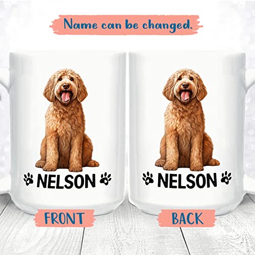 Personalized Goldendoodle Customized Name | Customised Coffee Mug | 11 OZ