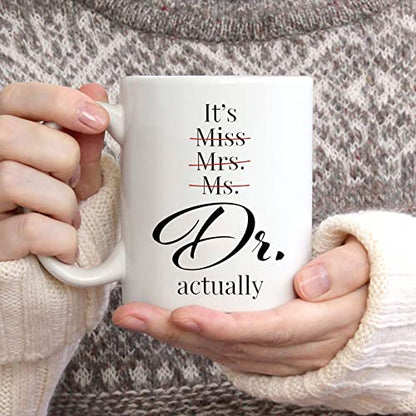 Shqiueos Funny Doctor Gifts for Women It s Dr | Ceramic Coffee Mug | 11 OZ