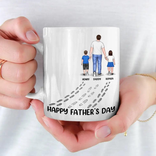 Happy Father s Day Gift Family Personalized | Customised Coffee Mug | 11 OZ