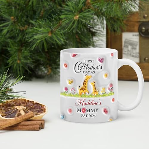 New Mommy Accent Personalized First Mother | Customised Coffee Mug | 11 OZ