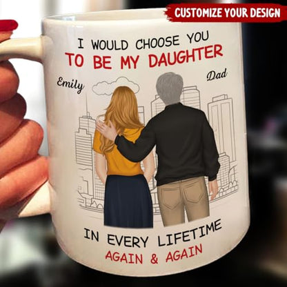 Wrappiness Personalized To My Daughter from | Customised Coffee Mug | 11 OZ