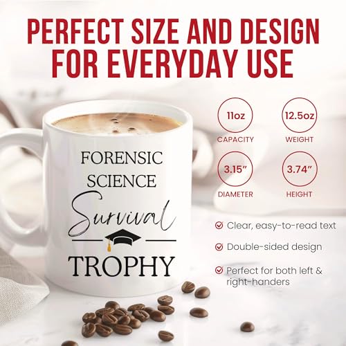 Forensic Science Graduation Crime Scene | Ceramic Coffee Mug | 11 OZ