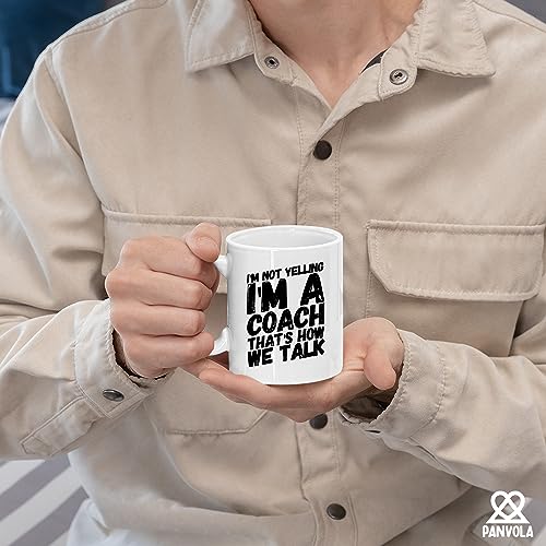 I m Not Yelling A Coach Sports Gym Trainor | Ceramic Coffee Mug | 11 OZ