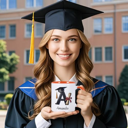 Personalized Graduation with Initial Name | Customised Coffee Mug | 11 OZ