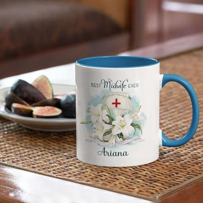 Awesome Midwife Nurse Porcelain | Customised Coffee Mug | 11 OZ