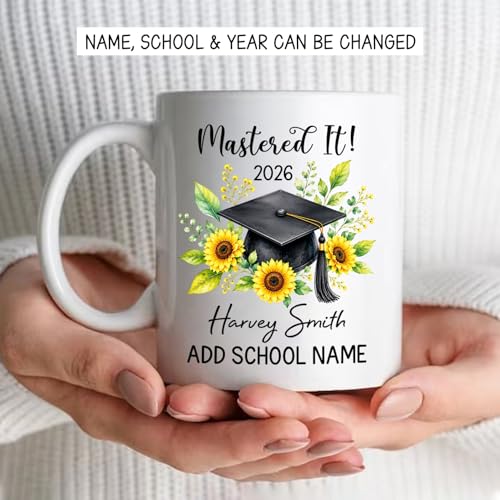Personalized Name Year Mastered It | Customised Coffee Mug | 11 OZ