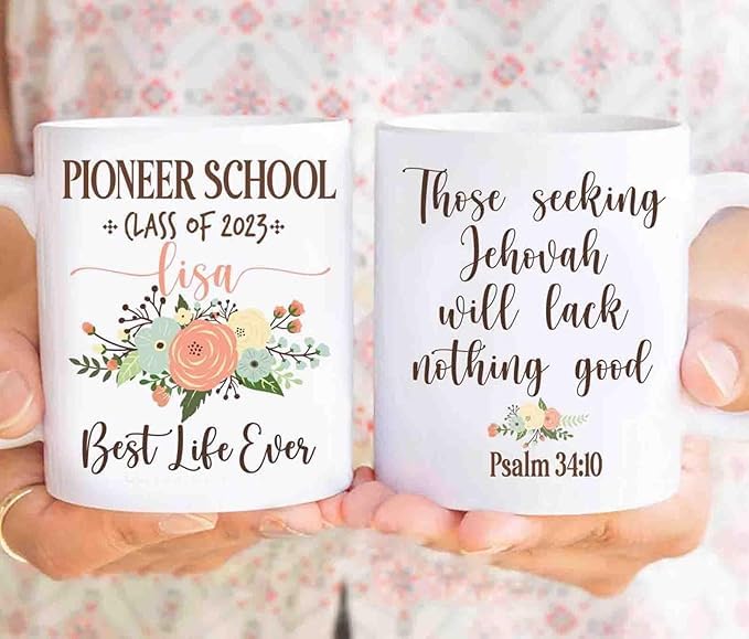 JW Pioneer Personalized 2026 Custom Name | Customised Coffee Mug | 11 OZ