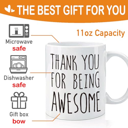 Thank You Gift for Coworker Employee | Ceramic Coffee Mug | 11 OZ