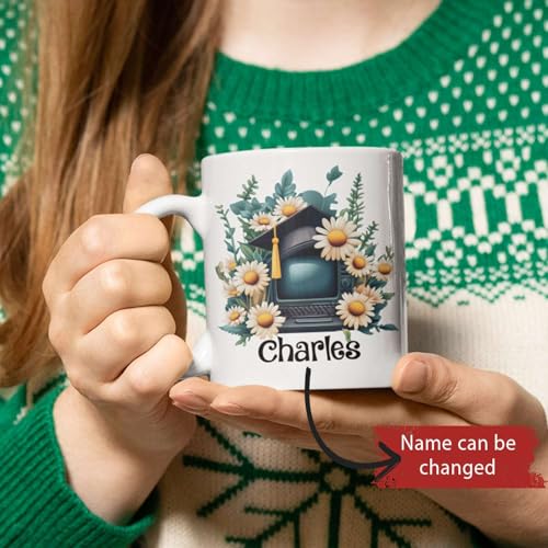 Personalized Name Tech Graduation Custom | Customised Coffee Mug | 11 OZ