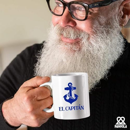 El Capitan Boat Ship Captain Gifts Sailor | Ceramic Coffee Mug | 11 OZ