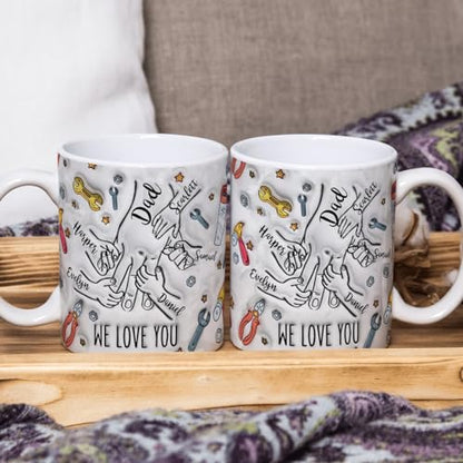 Ships Next Day Personalized Dad You Hold | Customised Coffee Mug | 11 OZ
