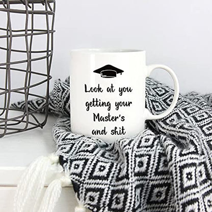Christmas Gifts Funny Masters Graduation Look | Ceramic Coffee Mug | 11 OZ