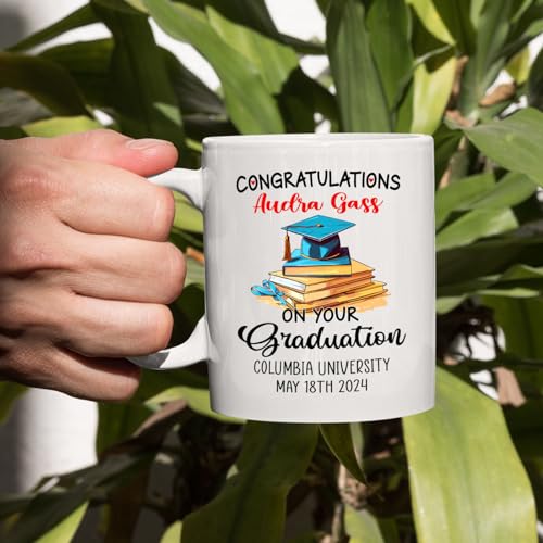 Personalized Graduation Congratulations On | Customised Coffee Mug | 11 OZ