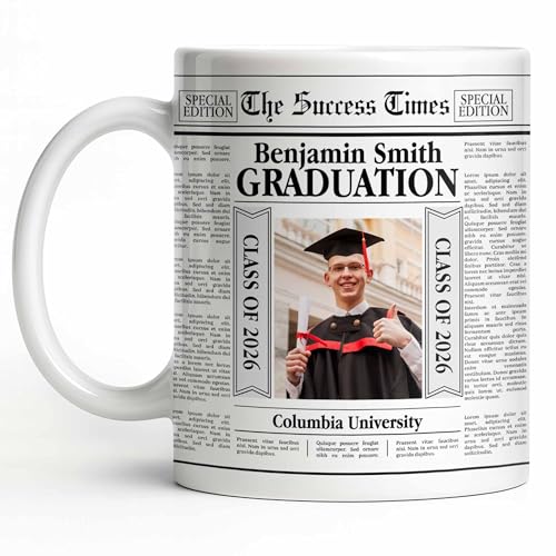 Personalized Graduation Class of 2026 | Customised Coffee Mug | 11 OZ