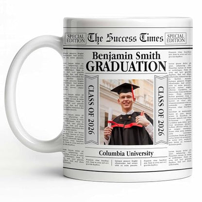 Personalized Graduation Class of 2026 | Customised Coffee Mug | 11 OZ