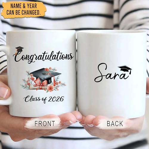 Hyturtle Personalized Graduation Gift For | Customised Coffee Mug | 11 OZ