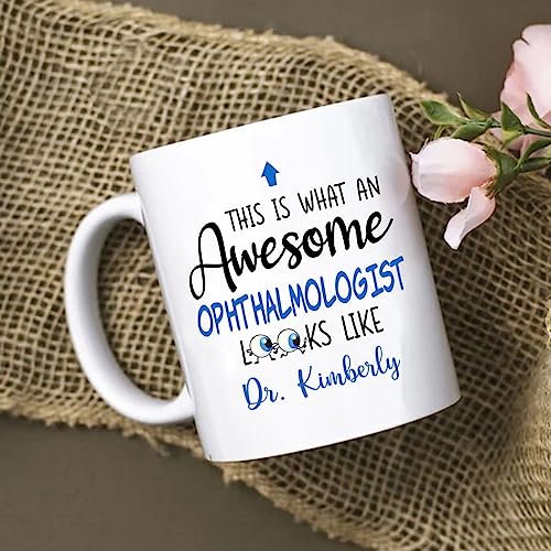 Personalized Name Ophthalmologist Funny | Customised Coffee Mug | 11 OZ