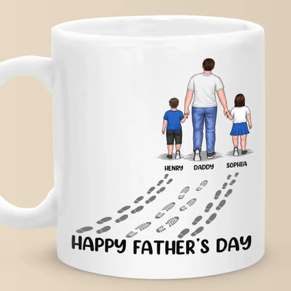 Happy Father s Day Gift Family Personalized | Customised Coffee Mug | 11 OZ