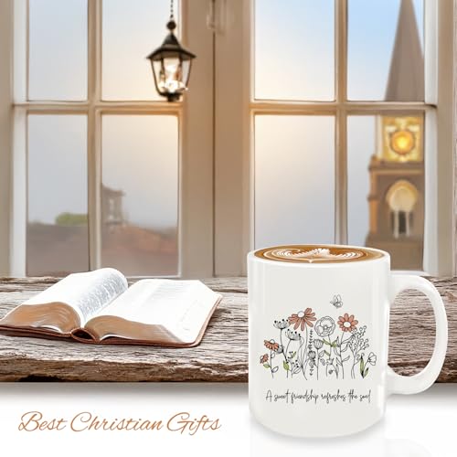 Christian Gifts for Women Religious | Ceramic Coffee Mug | 11 OZ