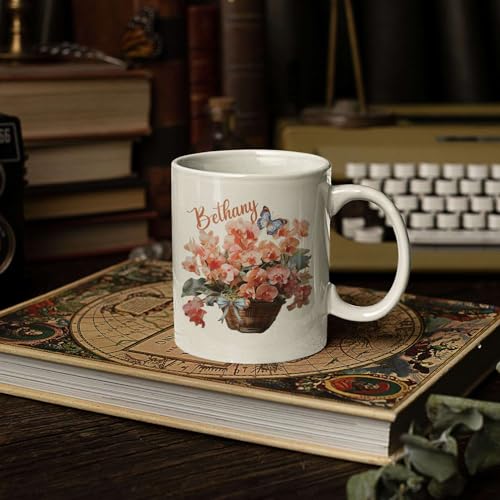Heartfelt Customized Orchid Personalized | Customised Coffee Mug | 11 OZ