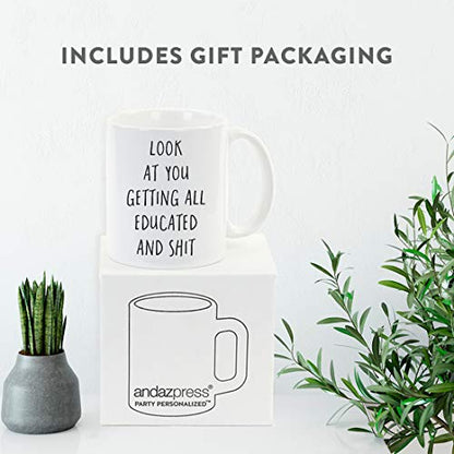 Graduation Gift Look at You Getting All | Ceramic Coffee Mug | 11 OZ