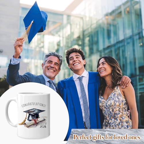 Hyturtle Personalized Graduation Gifts for | Customised Coffee Mug | 11 OZ