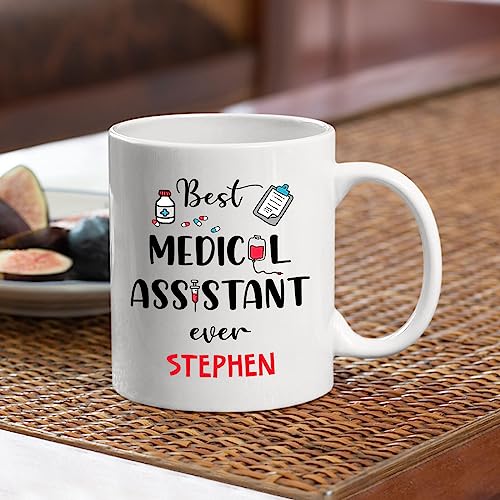 Personalized Name Best Medical Assistant | Customised Coffee Mug | 11 OZ