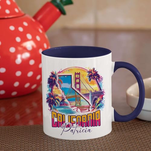 California Bridge Custom US State Themed | Customised Coffee Mug | 11 OZ