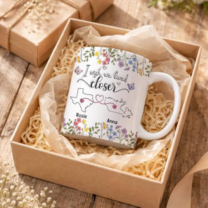 Wrappiness Gifts for My Best Friend Woman Wish | Ceramic Coffee Mug | 11 OZ