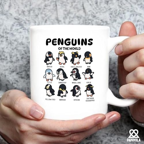Penguins Of The World Penguin Lovers Gifts For | Ceramic Coffee Mug | 11 OZ