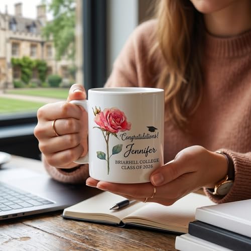 Hyturtle Personalized Graduation Gift Funny | Customised Coffee Mug | 11 OZ