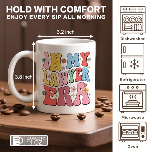 In My Lawyer Era Funny Theme for Law Student | Ceramic Coffee Mug | 11 OZ