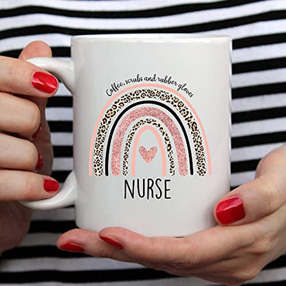 Nurse for Women Rn Nurses Practitioner Nursing | Ceramic Coffee Mug | 11 OZ