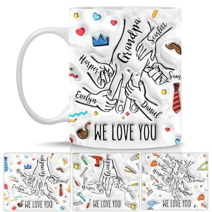 Funny Personalized Grandpa You Hold Our | Customised Coffee Mug | 11 OZ