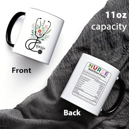 YHRJWN Nurse Gifts for Women Appreciation | Ceramic Coffee Mug | 11 OZ