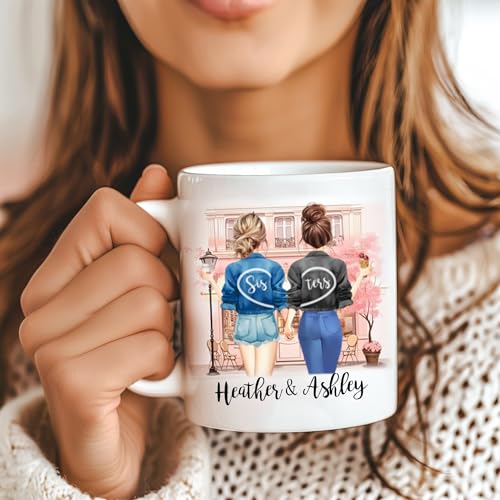 Custom Sister from Personalized Sisters | Customised Coffee Mug | 11 OZ
