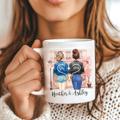 Custom Sister from Personalized Sisters | Customised Coffee Mug | 11 OZ