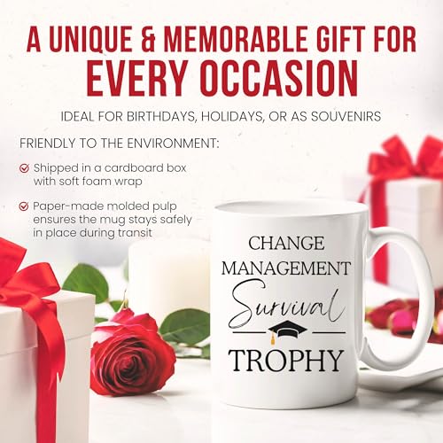 Change Management Graduation Organizational | Ceramic Coffee Mug | 11 OZ