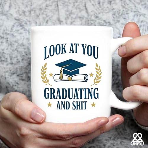Look At You Graduating And Shit Graduation | Ceramic Coffee Mug | 11 OZ