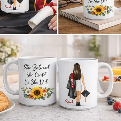 Custom Graduation for Her Class of 2026 | Customised Coffee Mug | 11 OZ
