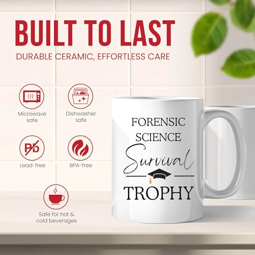 Forensic Science Graduation Crime Scene | Ceramic Coffee Mug | 11 OZ