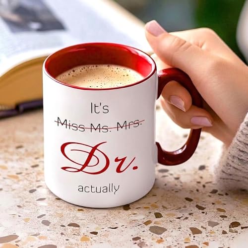 Gift For Phd Dr Gifts Its Actually Graduation | Ceramic Coffee Mug | 11 OZ