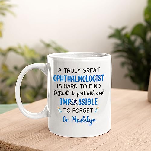Personalized Retired Ophthalmologist Gift | Customised Coffee Mug | 11 OZ