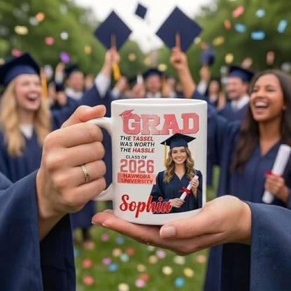 Hyturtle Personalized Graduation 2026 Gift | Customised Coffee Mug | 11 OZ