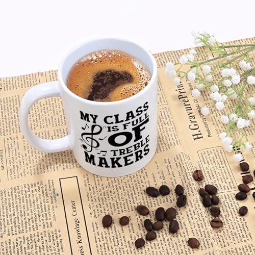 YHRJWN Music Teacher Appreciation Gifts My | Ceramic Coffee Mug | 11 OZ