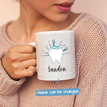 Customized World s Best Dental Hygienist | Customised Coffee Mug | 11 OZ