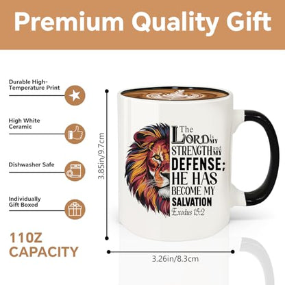 Christian Gifts for Men Religious Funny | Ceramic Coffee Mug | 11 OZ