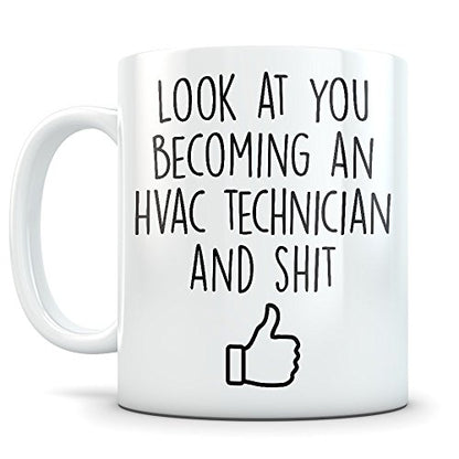 HVAC Graduation Gifts Future Graduates New for | Ceramic Coffee Mug | 11 OZ
