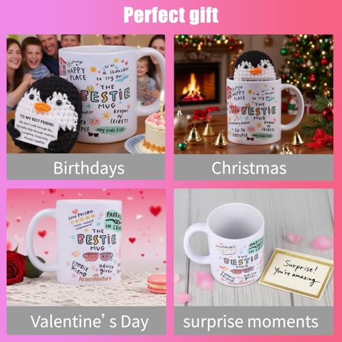 Best Friend Birthday Gifts For Women | Ceramic Coffee Mug | 11 OZ